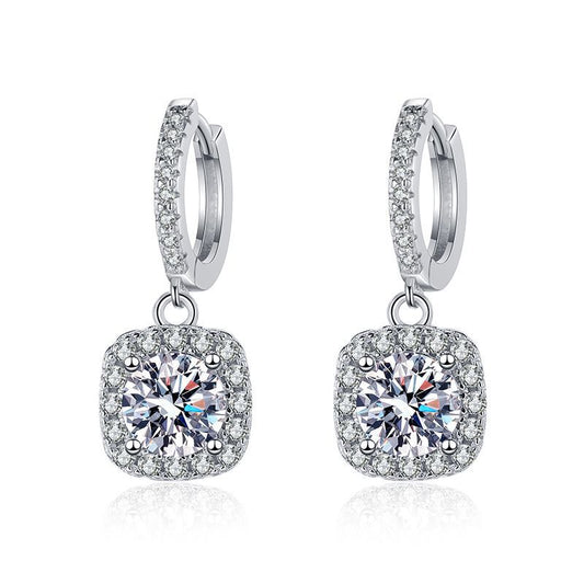 Product view of Pavé Drop Earrings