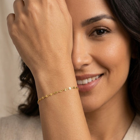 Golden Petal Bracelet