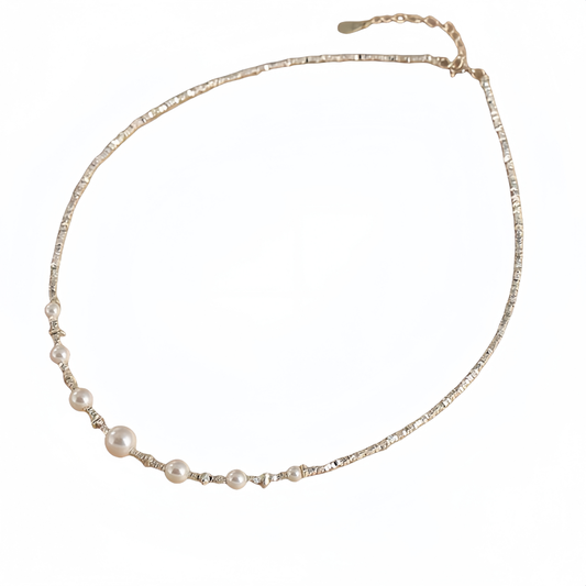 Product view of Asymmetric Freshwater Pearl Necklace