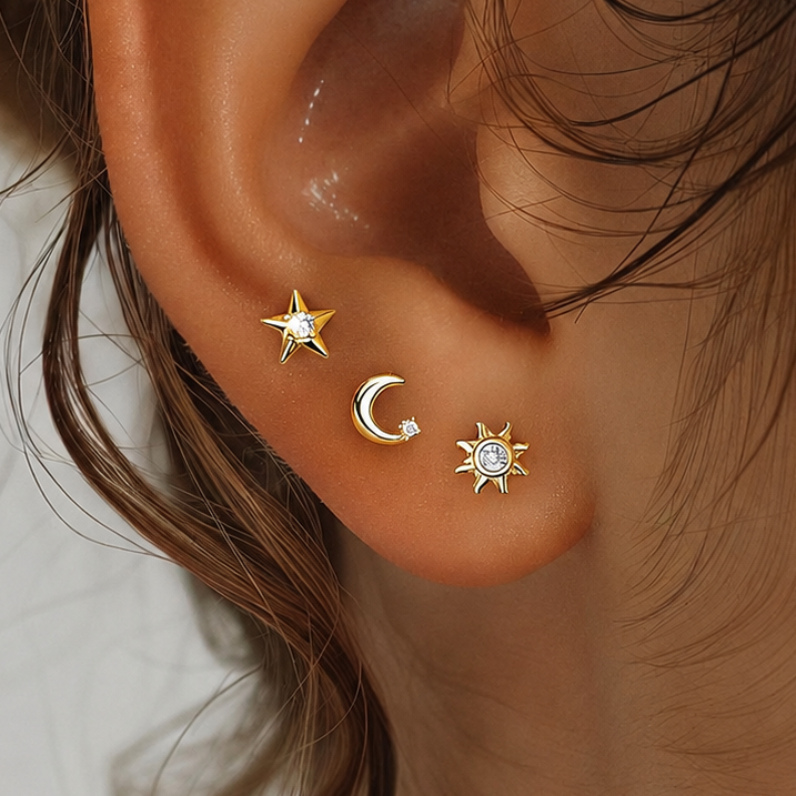 Solara Celestial Stud Set