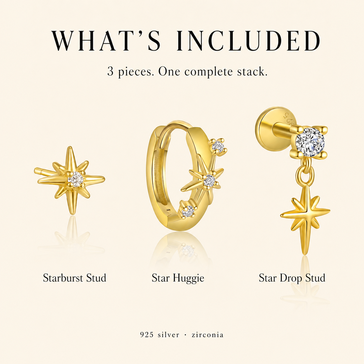 Estelle Star Ear Stack