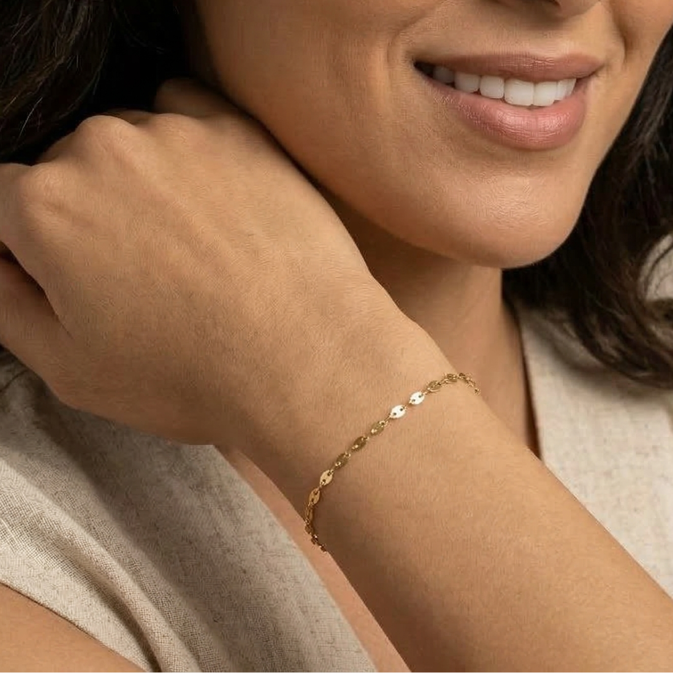 Golden Petal Bracelet